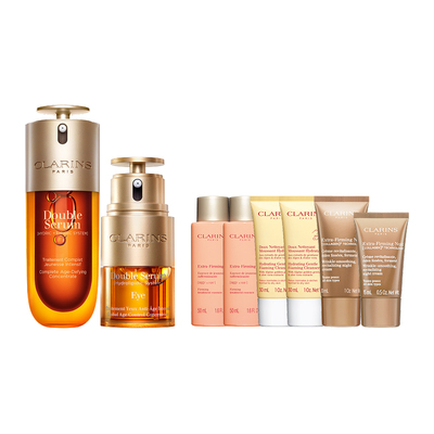 娇韵诗双萃精华眼霜眼面套装紧致