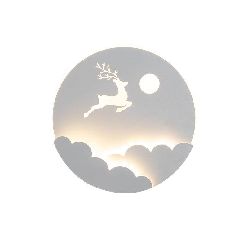 北欧led壁灯卧室床头灯现代简约客厅背景墙灯酒店走廊过道主卧室