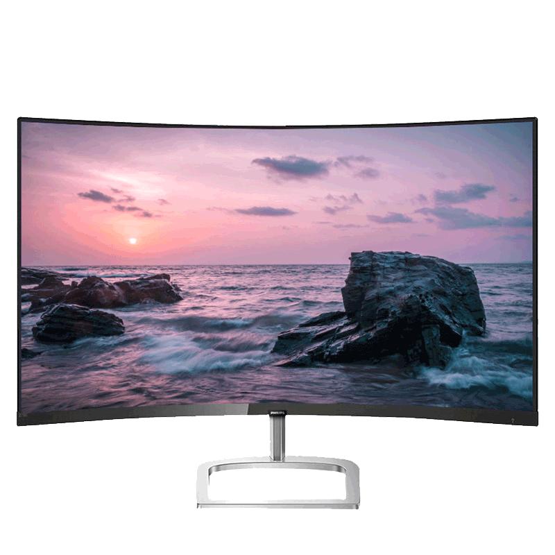 白色曲面1500r液晶显示器