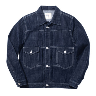 擎添工装 美式复古牛仔服牧场夹克男士重磅复刻TYPE2阿美咔叽外套