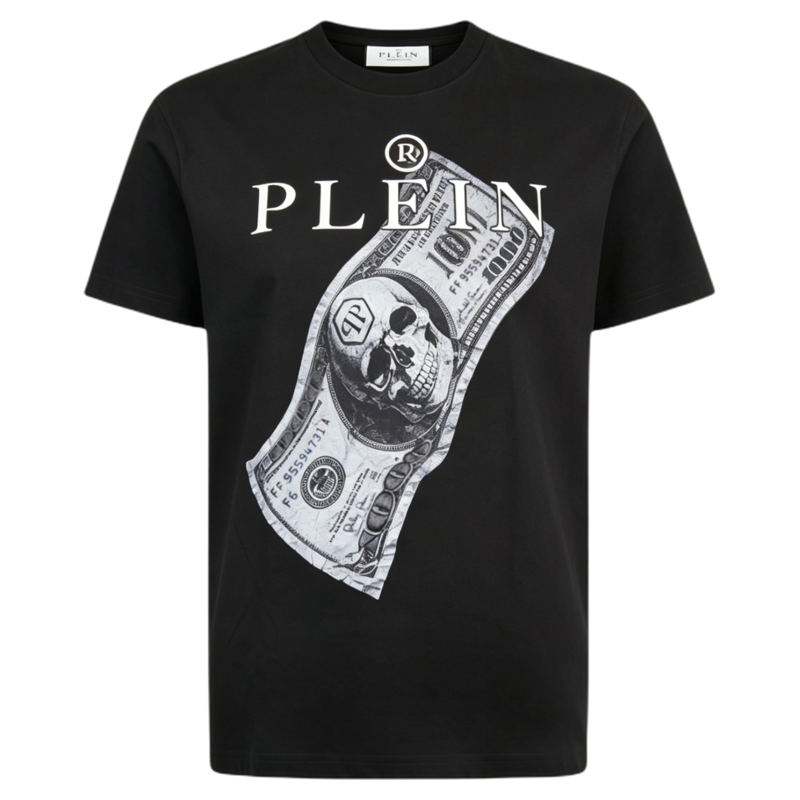 PHILIPP PLEIN 2026年夏男士休闲圆领短袖骷髅印花T恤街头风上衣