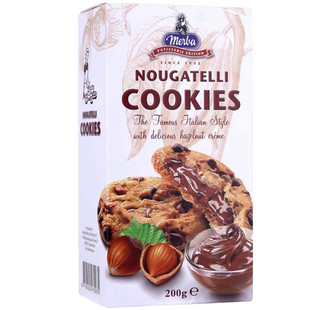 Double Chocolate Cookies荷兰摩巴榛子酱夹心双重巧克力味饼干