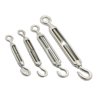 304不锈钢花篮螺丝钢丝绳索拉紧收紧器紧绳器碳钢紧线器花兰螺栓