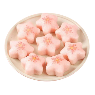 樱花糕300g优之原酒店点心儿童早餐快餐自助餐糕点小吃花瓣蒸糕