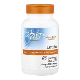Doctor's Best金达威美国进口叶黄素和玉米黄质视力双眼成人青少