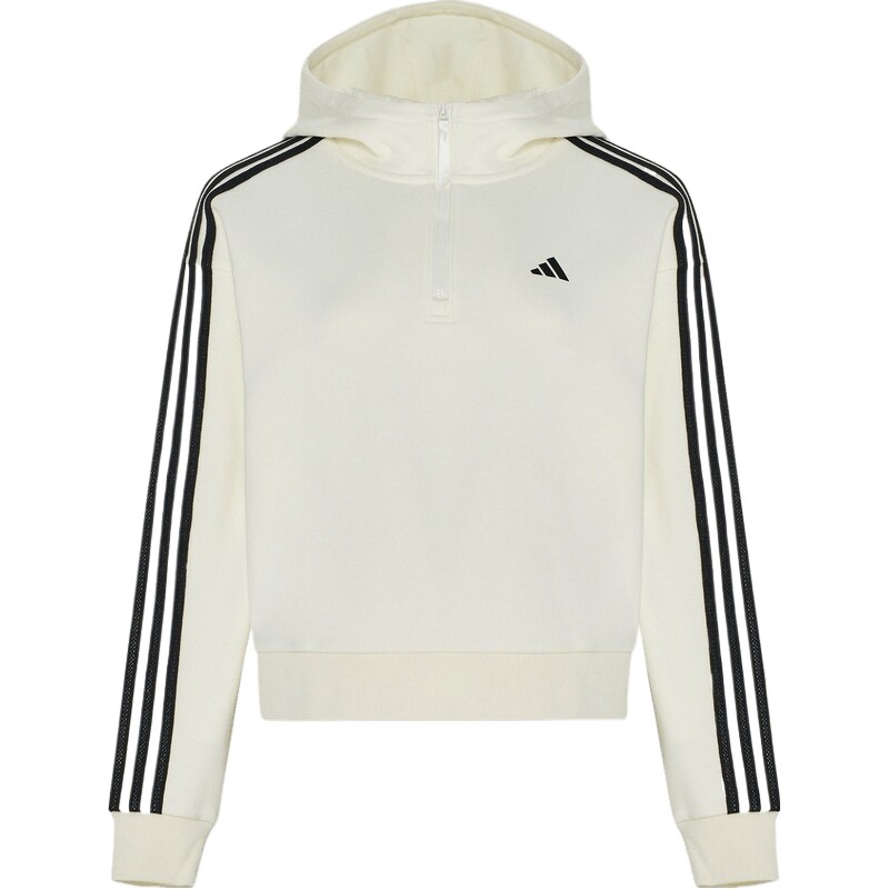 adidas阿迪达斯女子半拉链休闲连帽卫衣套头衫KZ1562