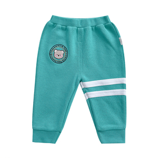 婴儿裤子春秋宝宝春装裤子男童运动裤大pp裤大屁屁裤外穿早春长裤