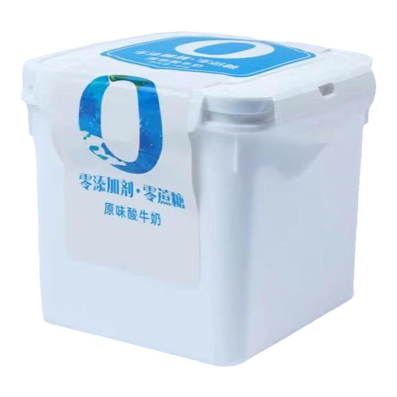 無糖酸奶草原額吉款內蒙純酸奶如牧草原無添加蔗糖1kg大桶發(fā)酵乳