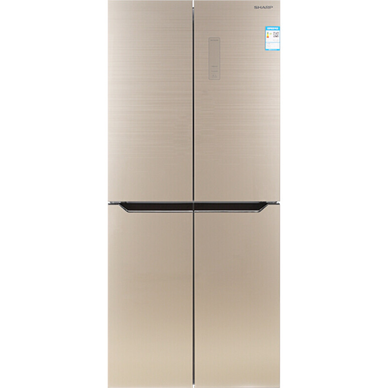 Sharp/夏普冰箱风冷无霜变频双循环一级432升大容量十字对开门432