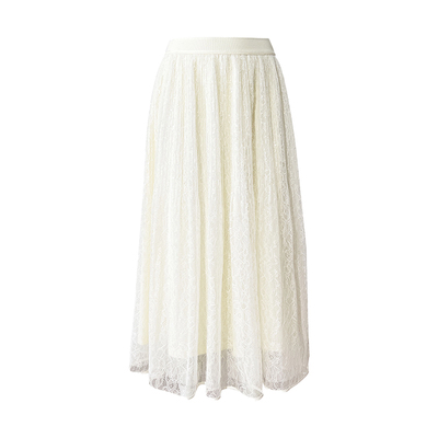 安那迪法式温柔蕾丝网纱半身裙