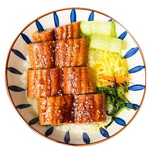 日式蒲烧鳗鱼新鲜碳烤鳗鱼饭鲜活河鳗加热即食鳗鱼500g整条可商用