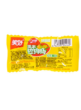 四川美好玉米热狗肠泡椒香辣川味