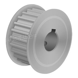 S8M38齿 两面平同步轮AF型 高扭矩同步皮带轮38S8M150-A-N12-35