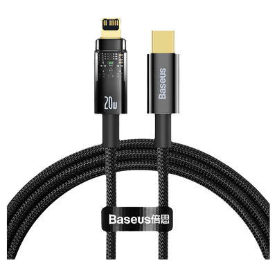 倍思适用苹果充电线20W智能断电