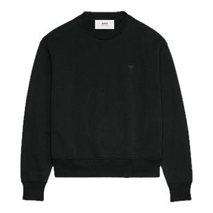 【热销甄选】Ami Paris男女同款经典款同色爱心刺绣长袖套头卫衣