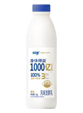 得益身体得益1kg大桶酸奶