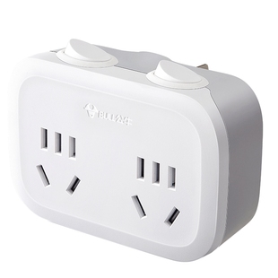 公牛USB插座转换器一转二拖三插头拓展多功能插座扩展多孔插线板