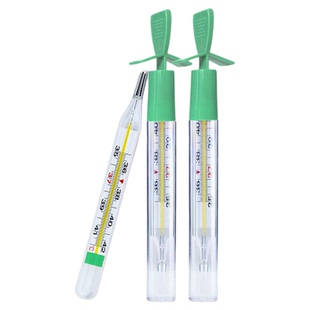 医用玻璃体温计无汞水银大刻度体温表老人儿童家用高精准温度计