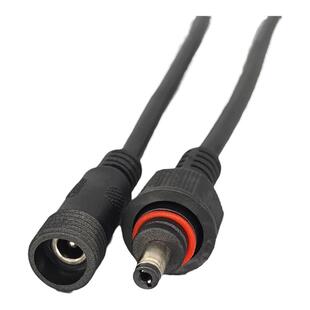 DC直流电源插头防水公母插头插座 55*21mm端子线12V监控线接头