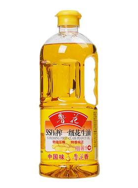 鲁花【1L/瓶】5S压榨一级花生油