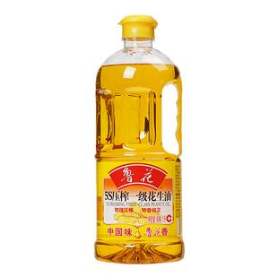 1L鲁花5S压榨一级花生油官方旗舰店同款家用食用油小瓶装特香纯正