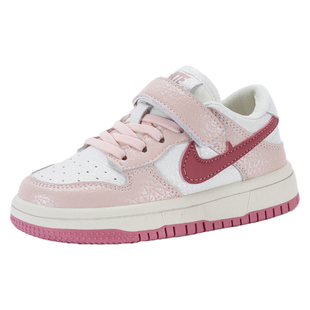 2026春秋款新款女童粉色运动鞋儿童舒适透气板鞋男童休闲跑步鞋潮