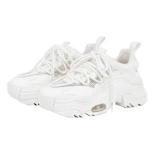 杨超越柳岩阿娇同款VittorioVentura薇薇燃 牛皮厚底网老爹鞋