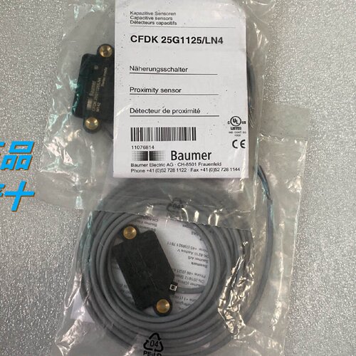 议价全新原装堡盟Baumer传感器 CFDK 25G1125/LN4 现货现发