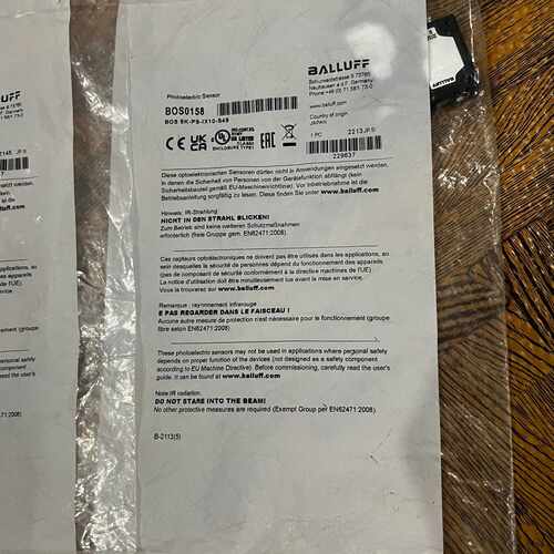 议价全新巴鲁夫BALLUFF对射光电 BOS0158 BOS 5维修
