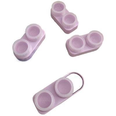 透明抽屉式一体隐形眼镜盒简约