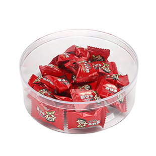 圆柱形塑料透明盒食品级ps密封罐曲奇饼干烘焙蛋糕茶叶包装礼盒