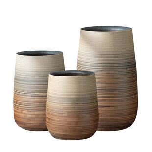 景德镇陶瓷落地花盆特大北欧创意别墅装饰客厅家居绿植种树高深盆