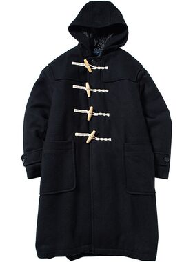 nautica white sail【年度促销】日系中性秋冬款 大衣 牛角扣棉服