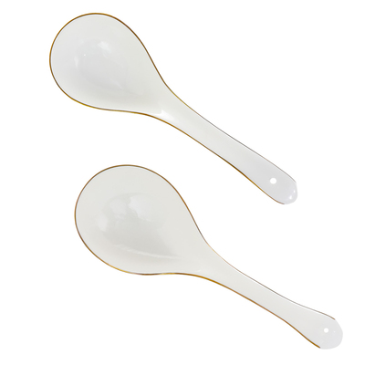 大汤勺润雨稀饭勺稀饭勺骨瓷陶瓷