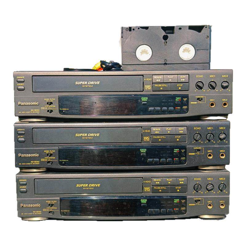 松下VHS格式录像机 SD50型号 单声道 线材齐全 正常使用原装