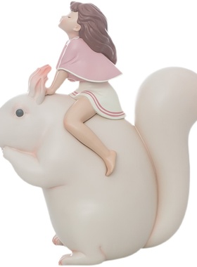 白夜少女心艺术品节日家居装饰