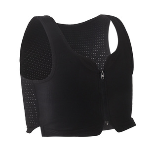 FIGHT FIRE扉能拉链式束胸内衣le显胸平铁薄款t学生背心夏季透气