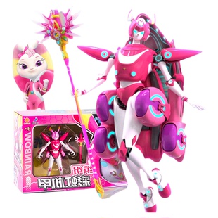 宇宙护卫队之超甲恐龙队彩虹闪电机甲变形机器人风暴儿童玩具男孩
