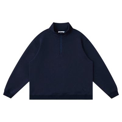 空气棉系列半拉链翻领卫衣