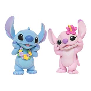 enesco史迪奇和安琪情侣手办星际宝贝stitch史迪仔生日告白礼物
