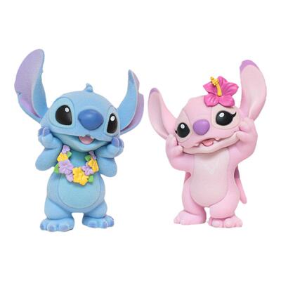 enesco史迪奇情侣手办生日礼物