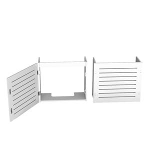 热水器管道装饰遮挡箱天然气表保护遮丑罩壁挂炉装饰免打孔可挂物