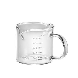【自营】德国咖啡萃取量杯浓缩咖啡杯玻璃带刻度杯小奶盅盎司杯子