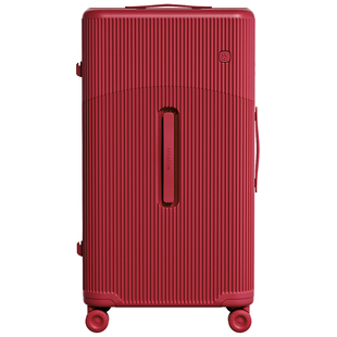 理想主义大容量红色结婚行李箱24寸新娘陪嫁旅行拉杆箱嫁妆密码箱