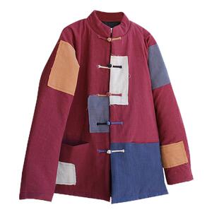 男装棉衣外套冬季加厚棉服中式盘扣唐装百纳老棉袄手工棉花加厚暖
