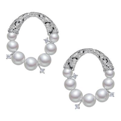 摩邦珠宝月落摇情-江天月轮耳环小众高级感时尚轻奢气质礼物