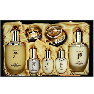 韩国WHOO后天气丹套盒华泫水乳专柜版套装保湿修复抗皱提亮两件套