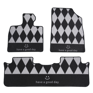 比亚迪护卫舰07专用汽车丝圈脚垫卡通可爱主驾驶汽车内饰车内装饰