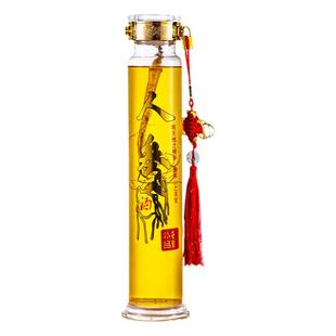 泡酒玻璃瓶高硼硅空瓶家用高档密封梅兰竹菊人参养生专用药酒瓶子