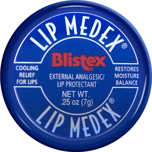 2瓶装美国Blistex正品碧唇小蓝罐润唇膏保湿滋润去死皮防干裂唇膜